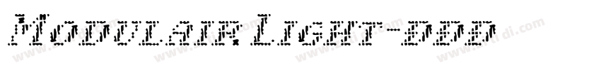 Modulair Light字体转换 Modulair Light字体转换